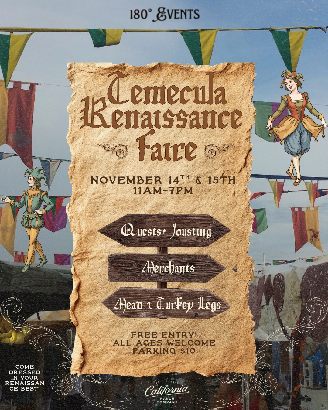 California Ranch Company November 2026 Events Calendar